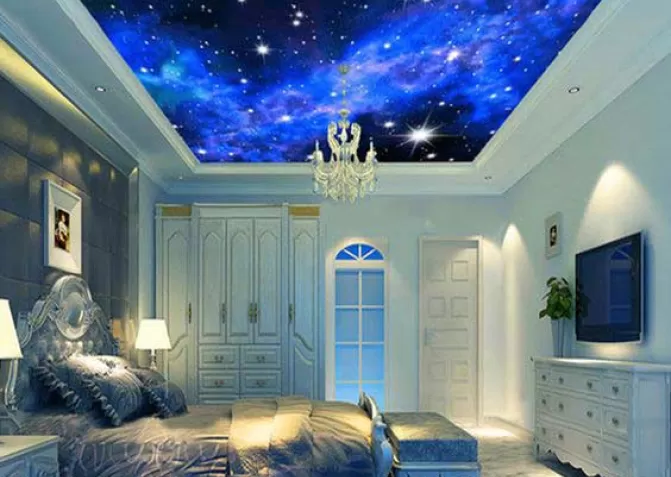 Натяжные потолки Звёздное небо