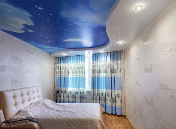 Двухуровневые с подсветкой